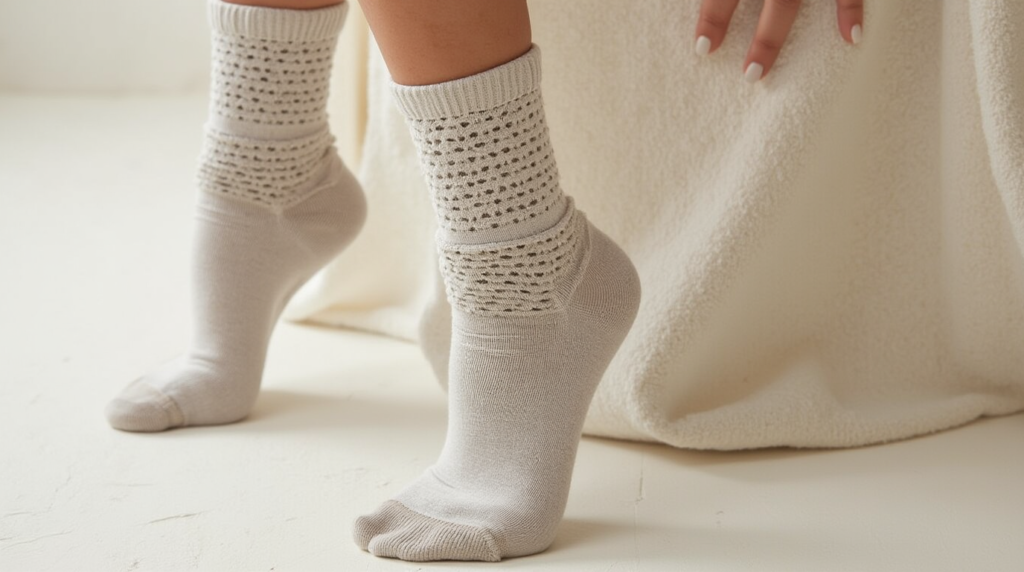 100 organic cotton socks