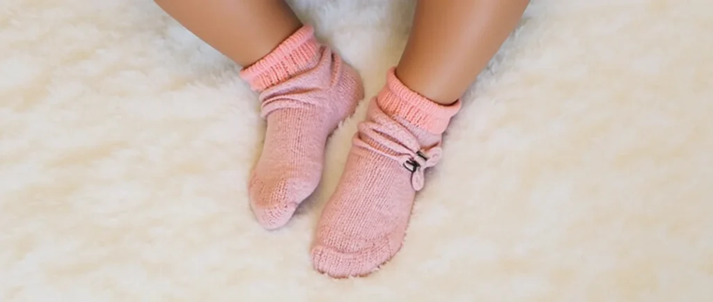 Newborn girl socks
