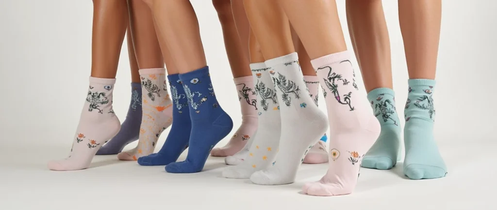 ladies crew socks