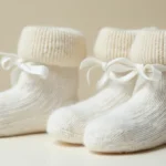 white baby socks