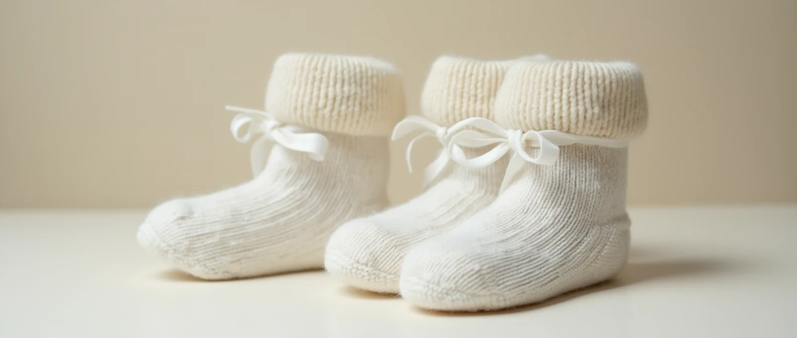 white baby socks