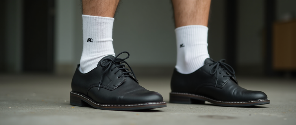 White Socks and Black Shoes Styling Tips for a Classic Look